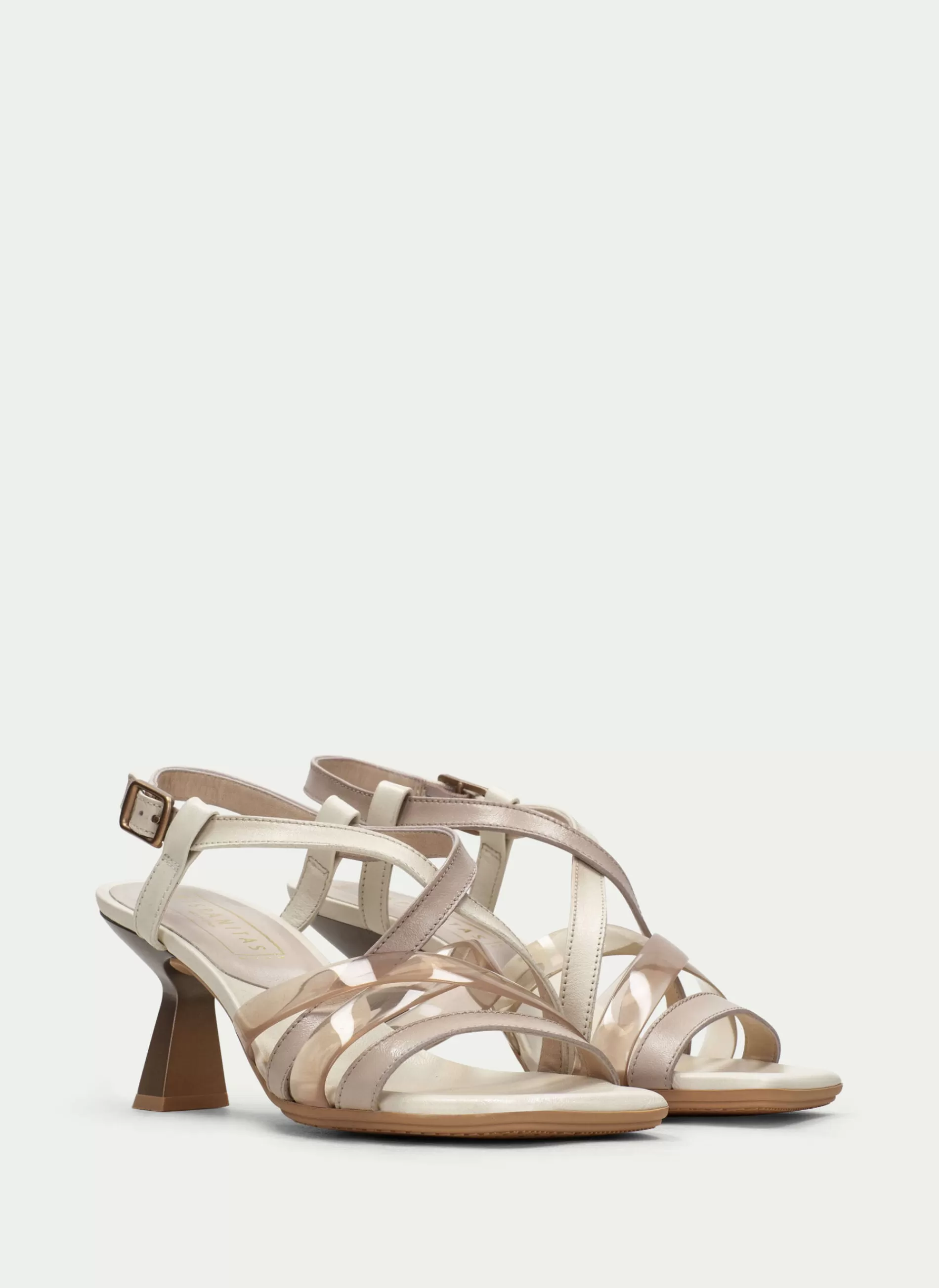 Clearance Hispanitas Heeled Sandal Danielle Pedra-creme