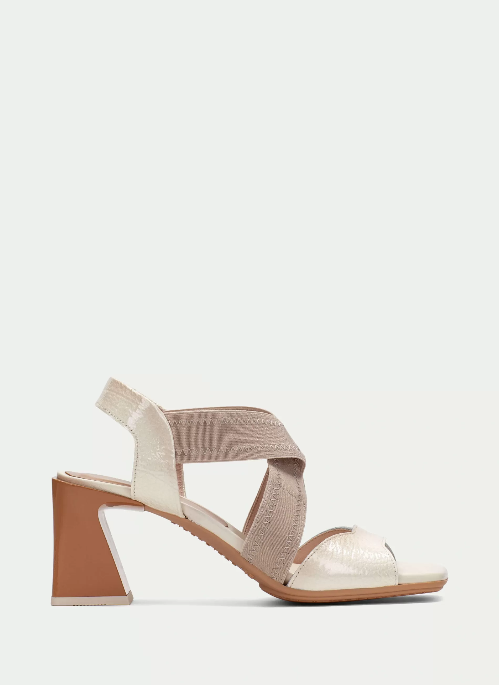 Best Sale Hispanitas Heeled Sandal Mallorca Creme