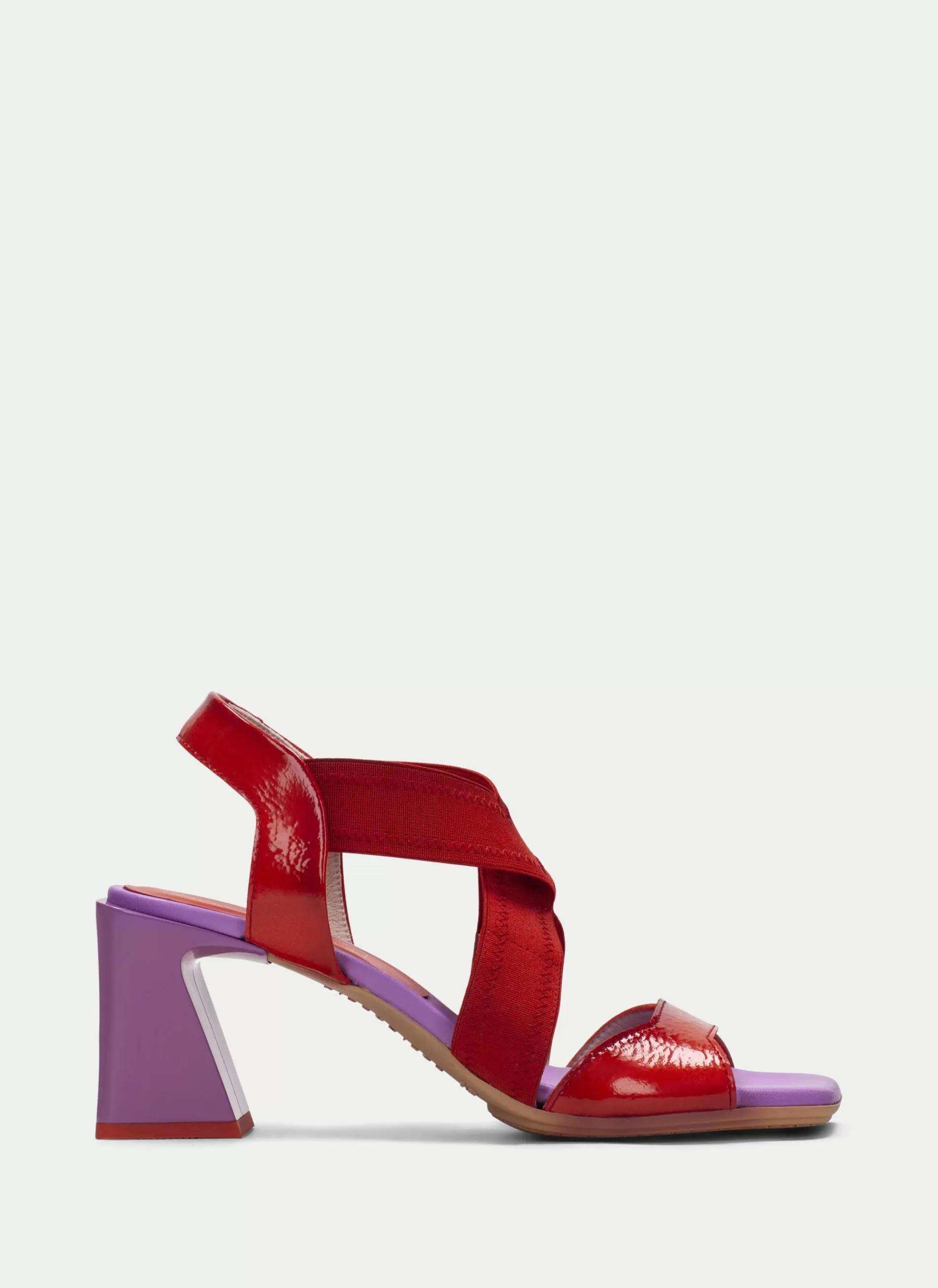 Hot Hispanitas Heeled Sandal Mallorca Violet-vermelho