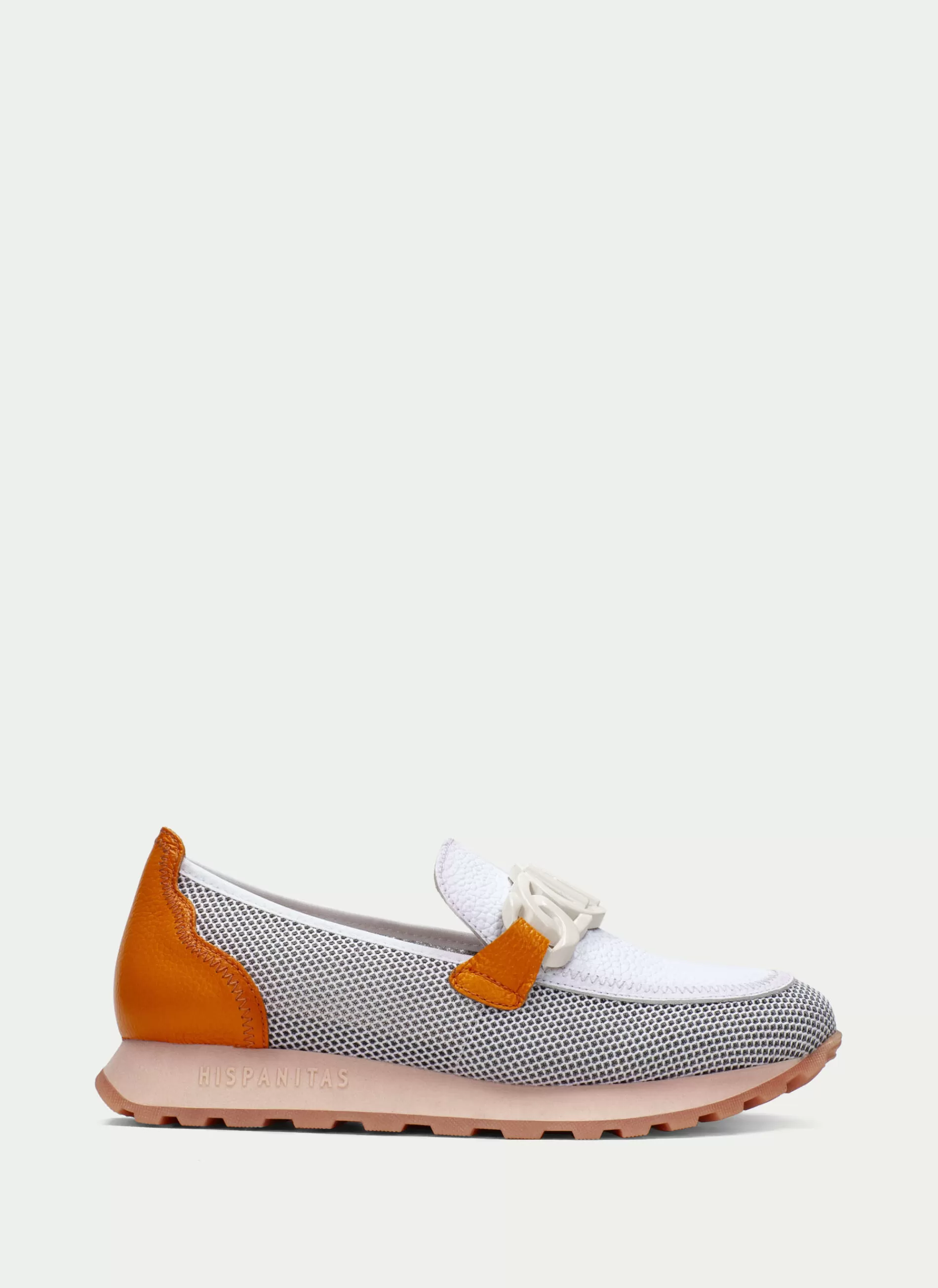 Store Hispanitas Moccasins Desportivos Loira Branco-laranja