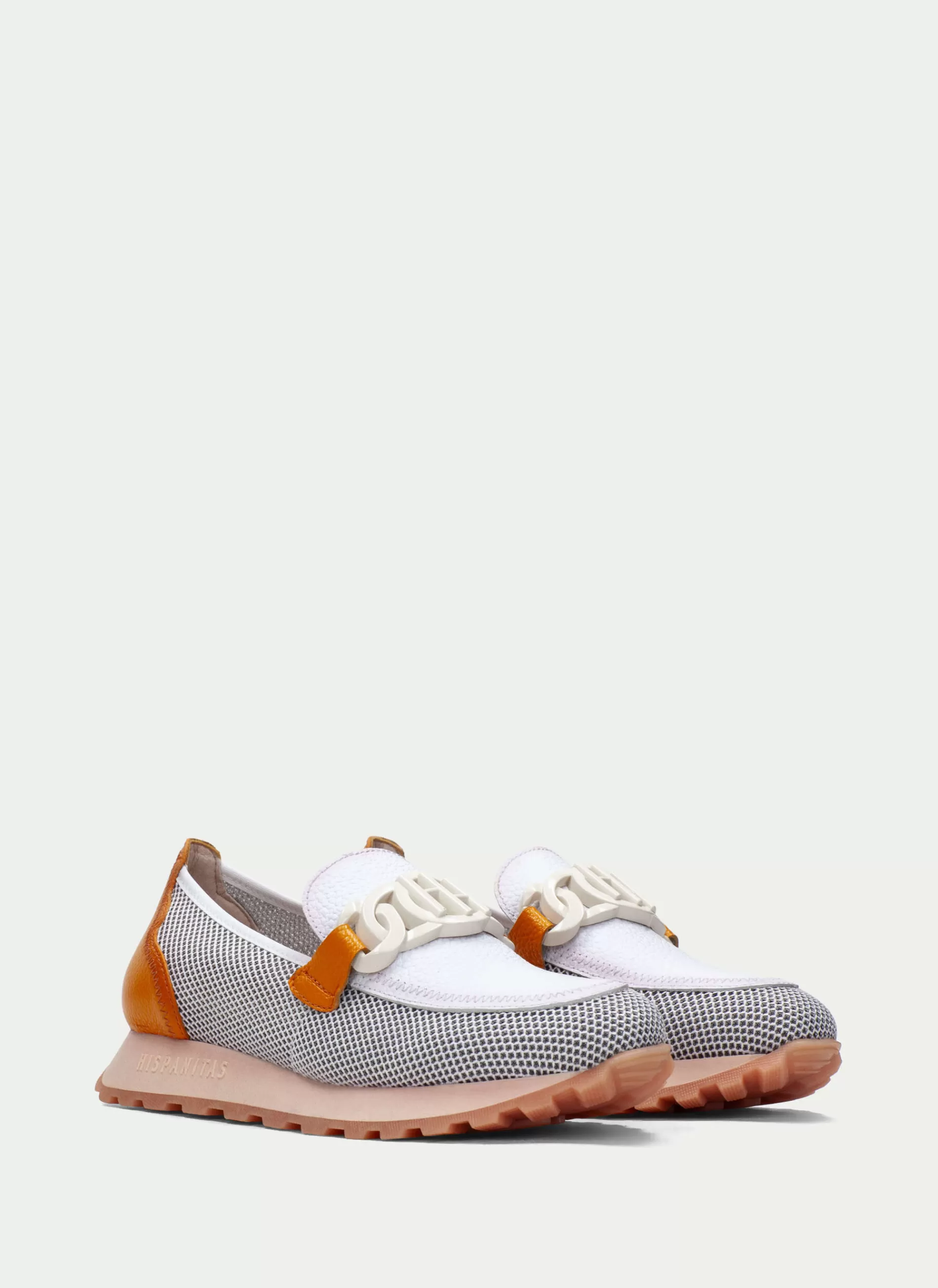 Store Hispanitas Moccasins Desportivos Loira Branco-laranja