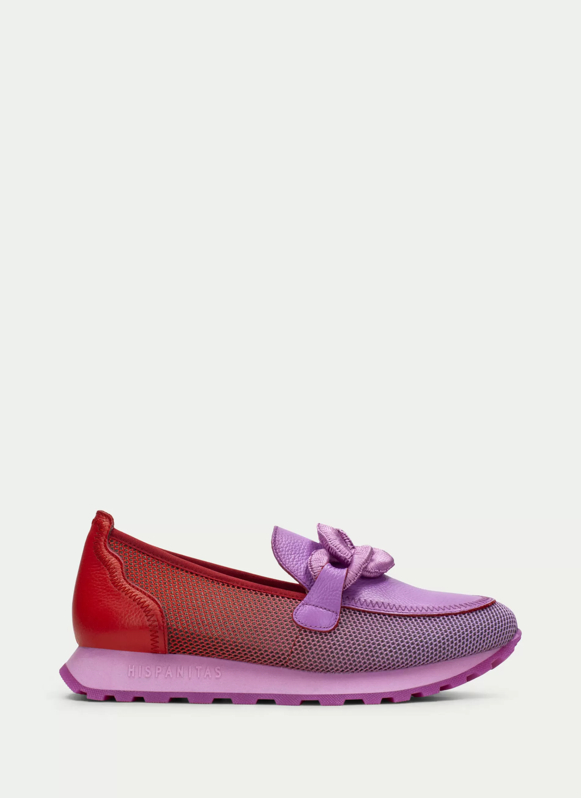 Fashion Hispanitas Moccasins Desportivos Loira Violet-vermelho