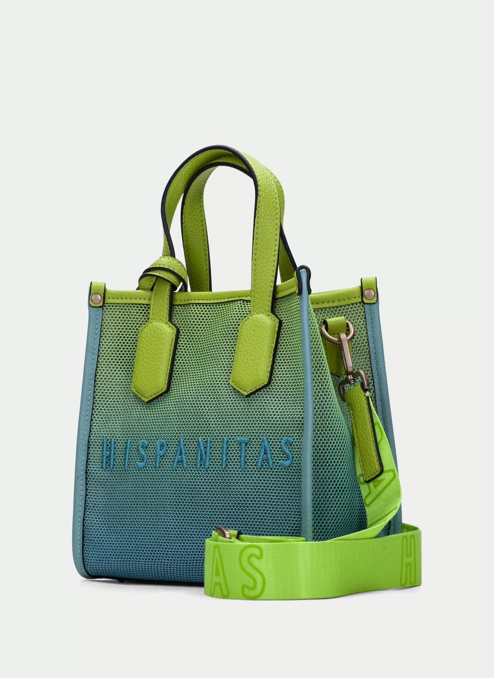 Shop Hispanitas Shopper Bag  aquamarine-kiwi