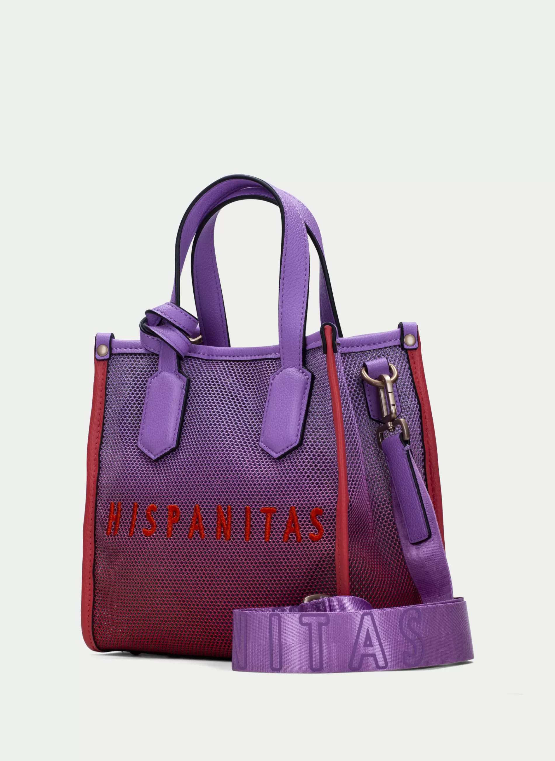 New Hispanitas Shopper Bag  violet-vermelho