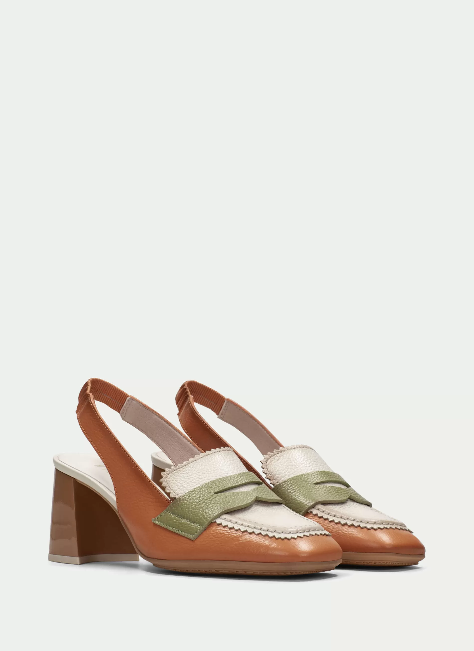 Outlet Hispanitas Slingback Malta Aloe-creme-pessego