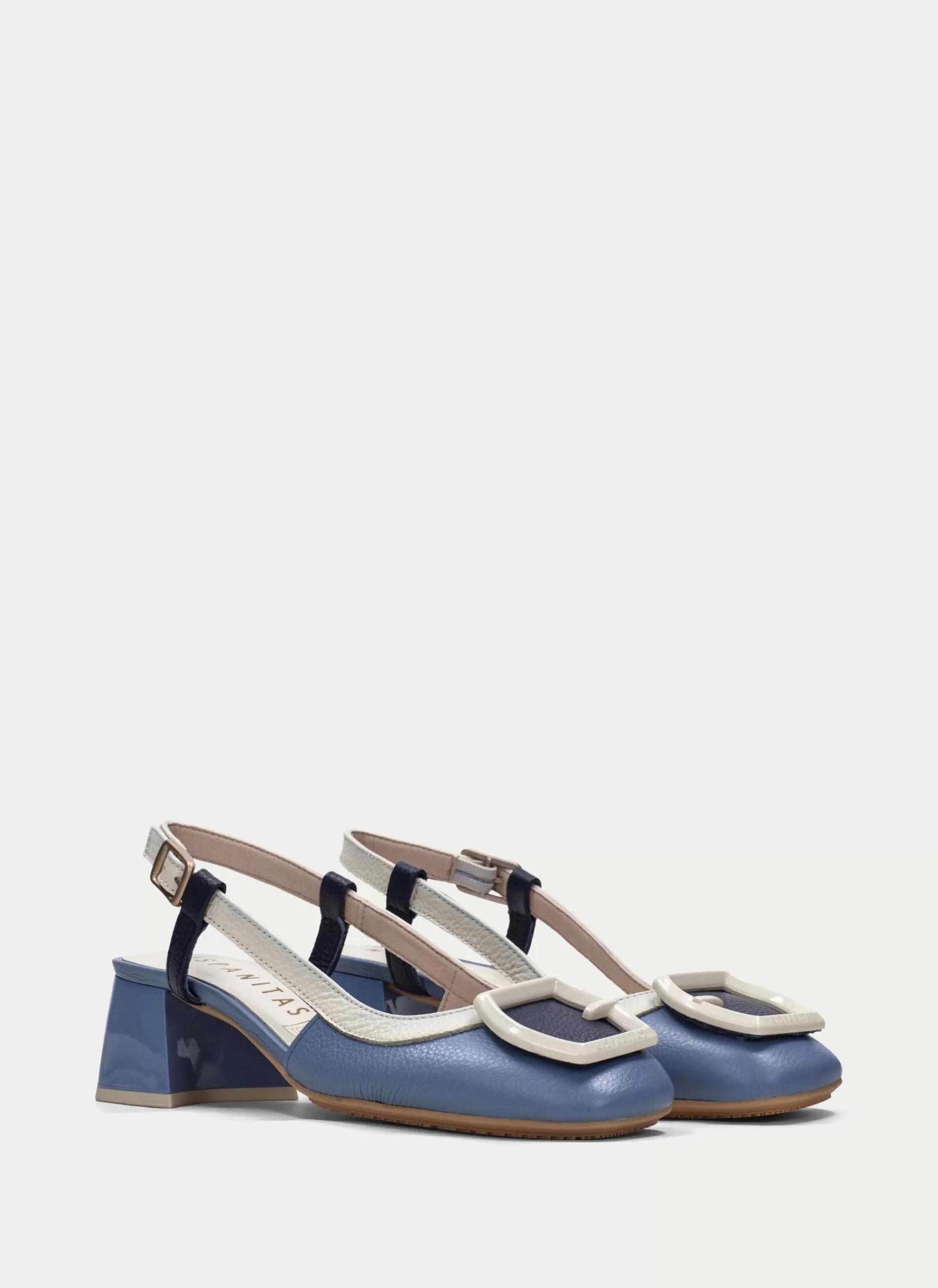 Flash Sale Hispanitas Slingback Malta Azure-creme