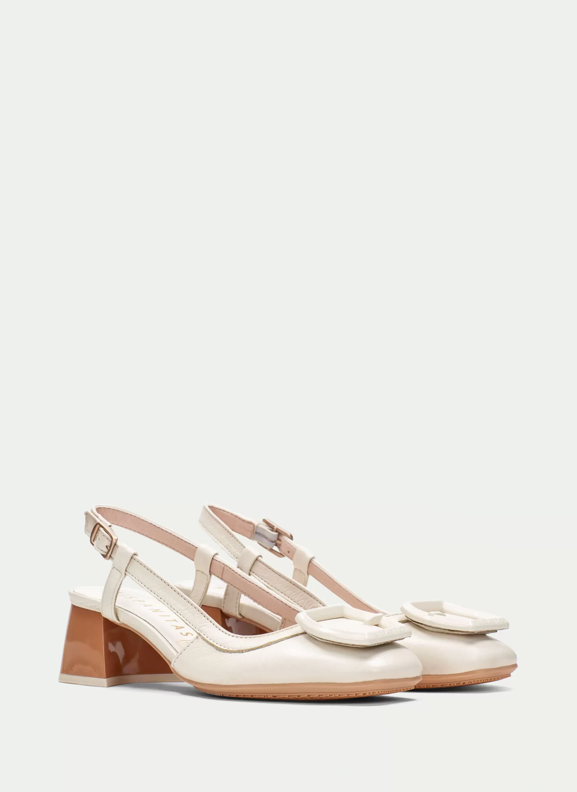 Discount Hispanitas Slingback Malta Creme