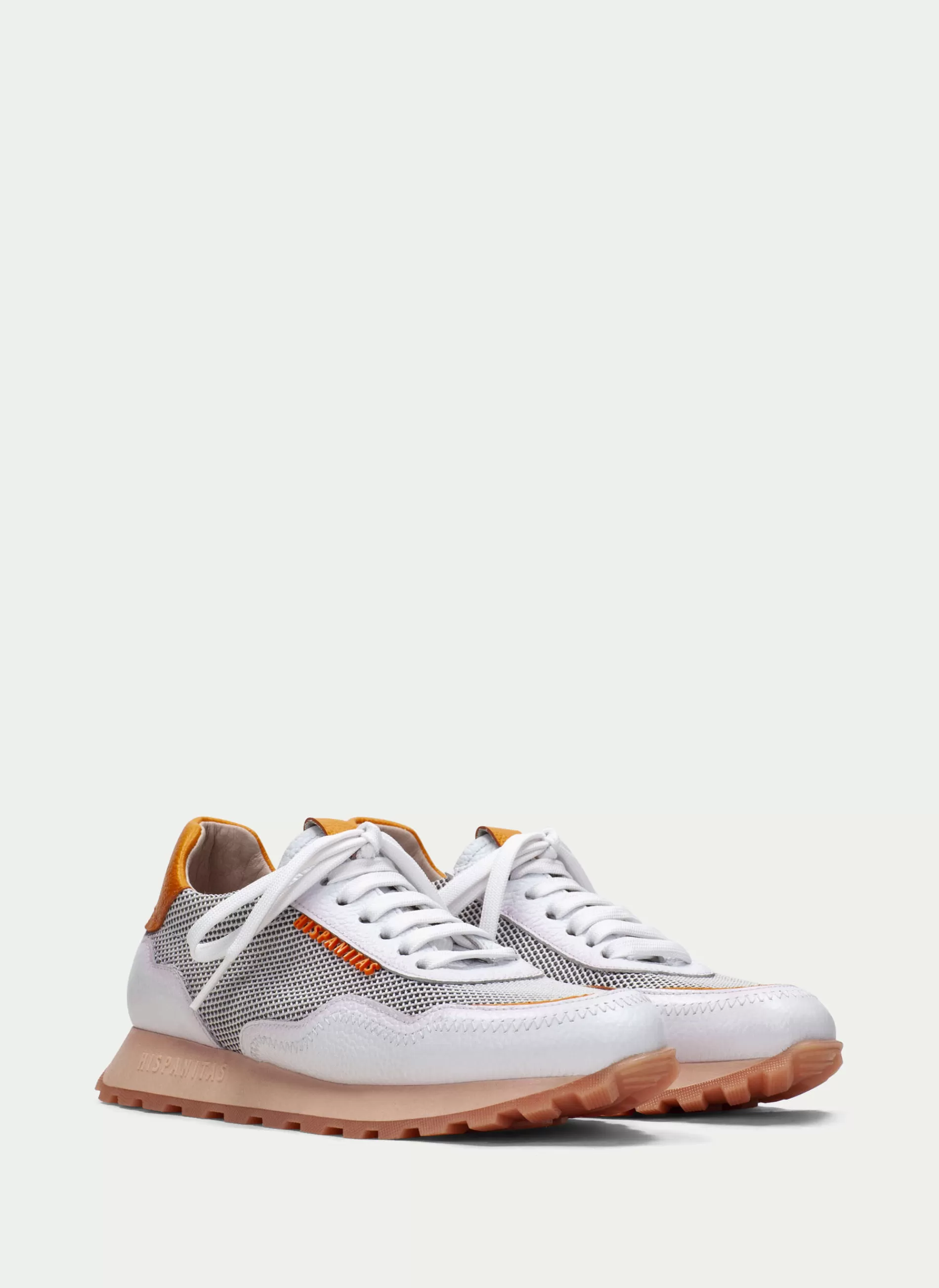 New Hispanitas Sneakers Loira Branco-laranja