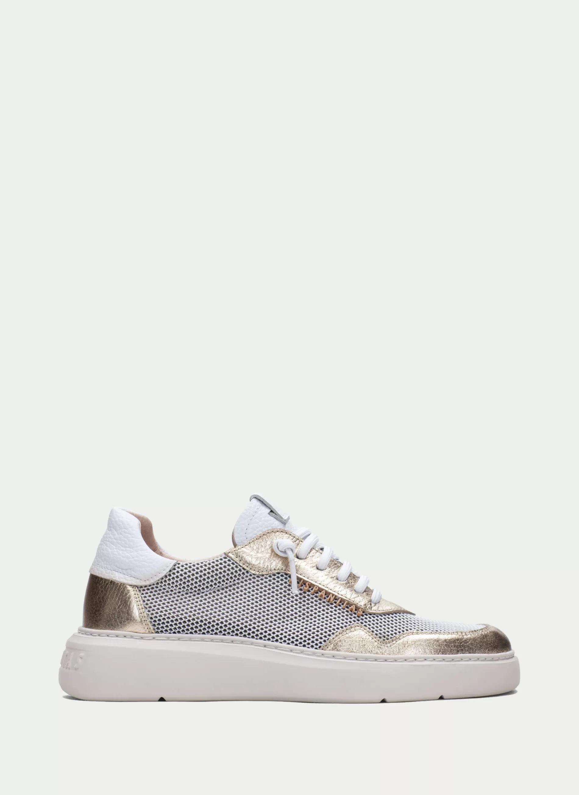 Online Hispanitas Sneakers Oceania Branco-ouro