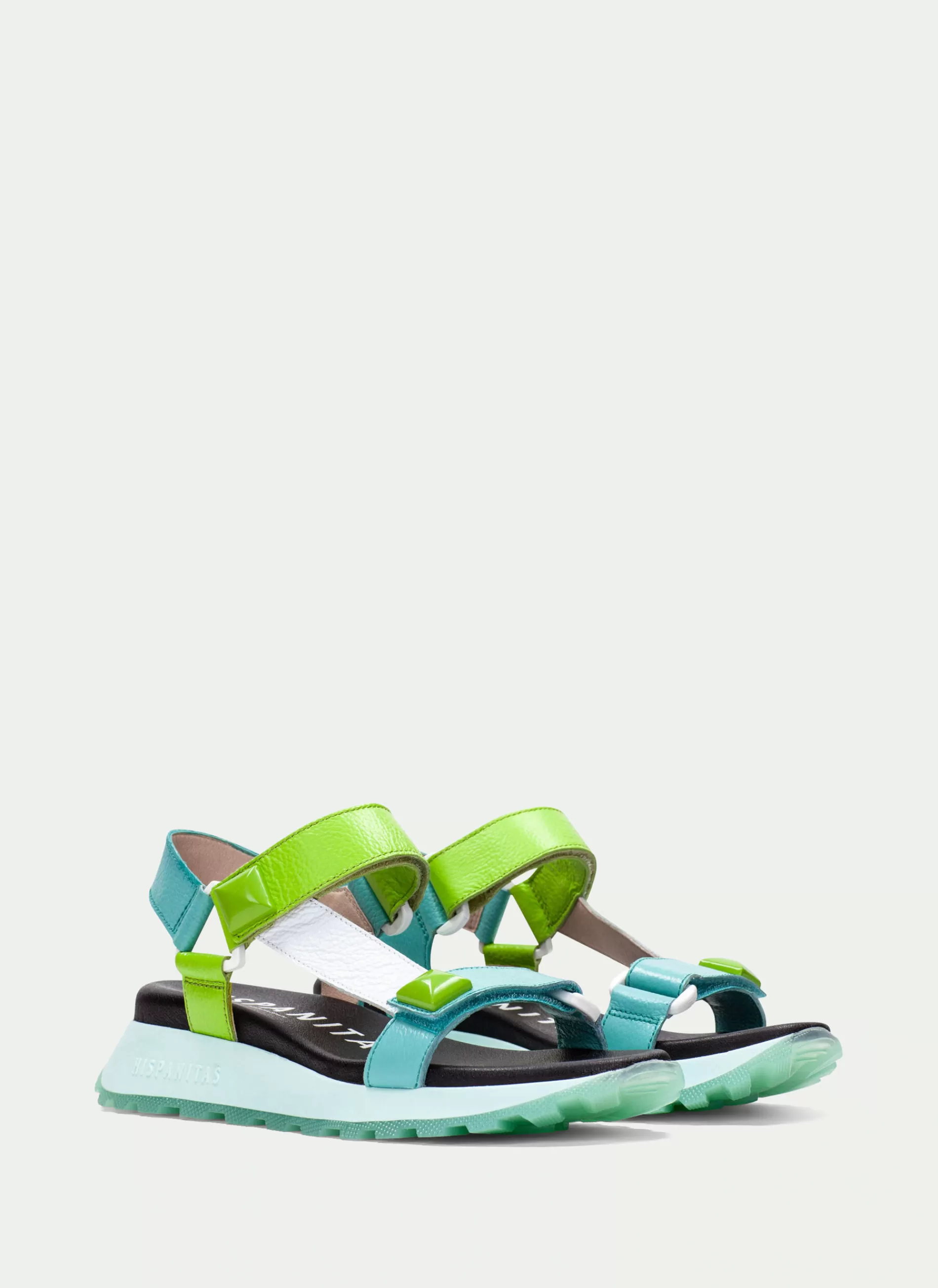 Flash Sale Hispanitas Sport Sandals Maui Branco-aquamarine-kiwi