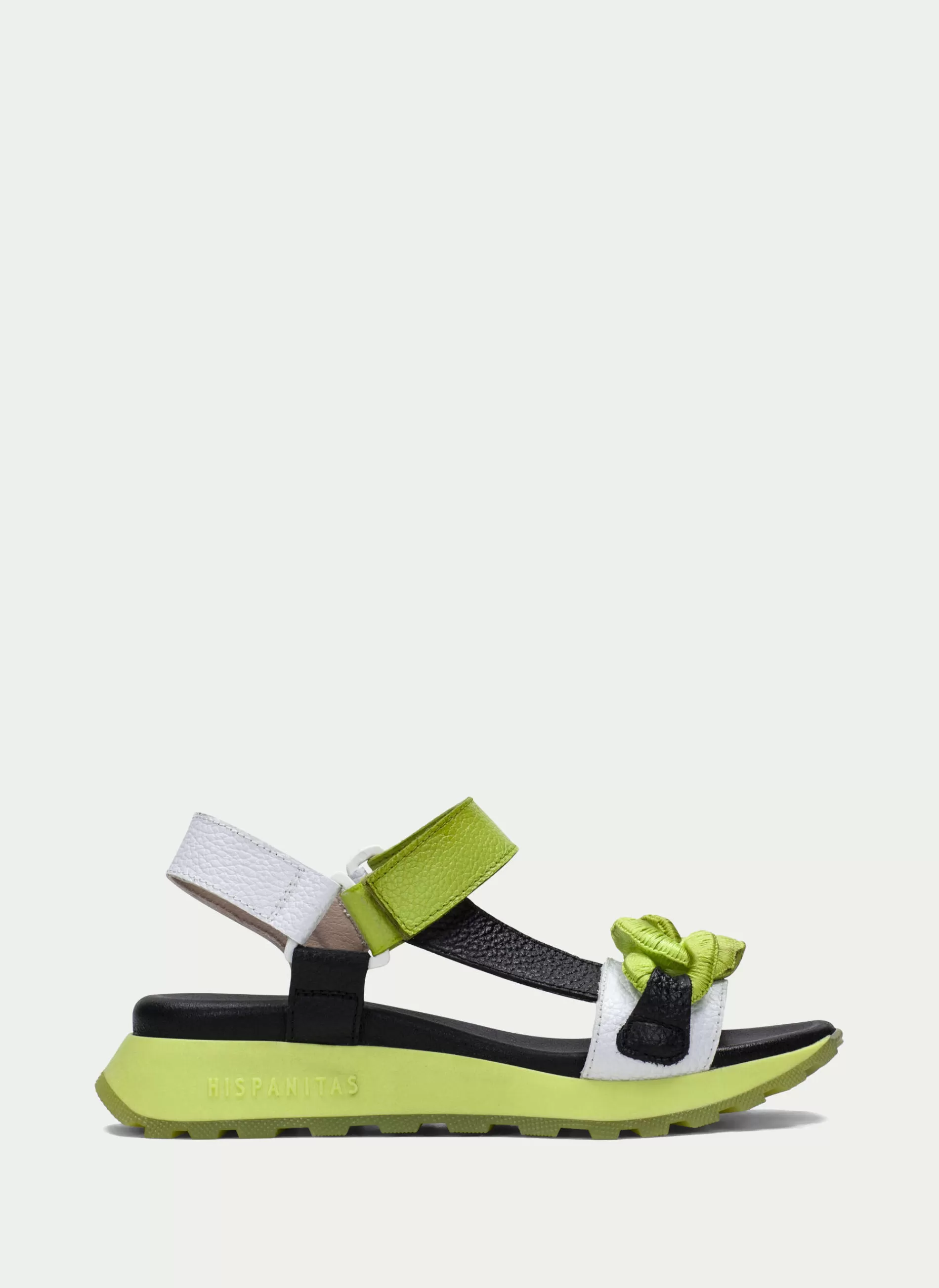 Online Hispanitas Sport Sandals Maui Branco-preto-kiwi