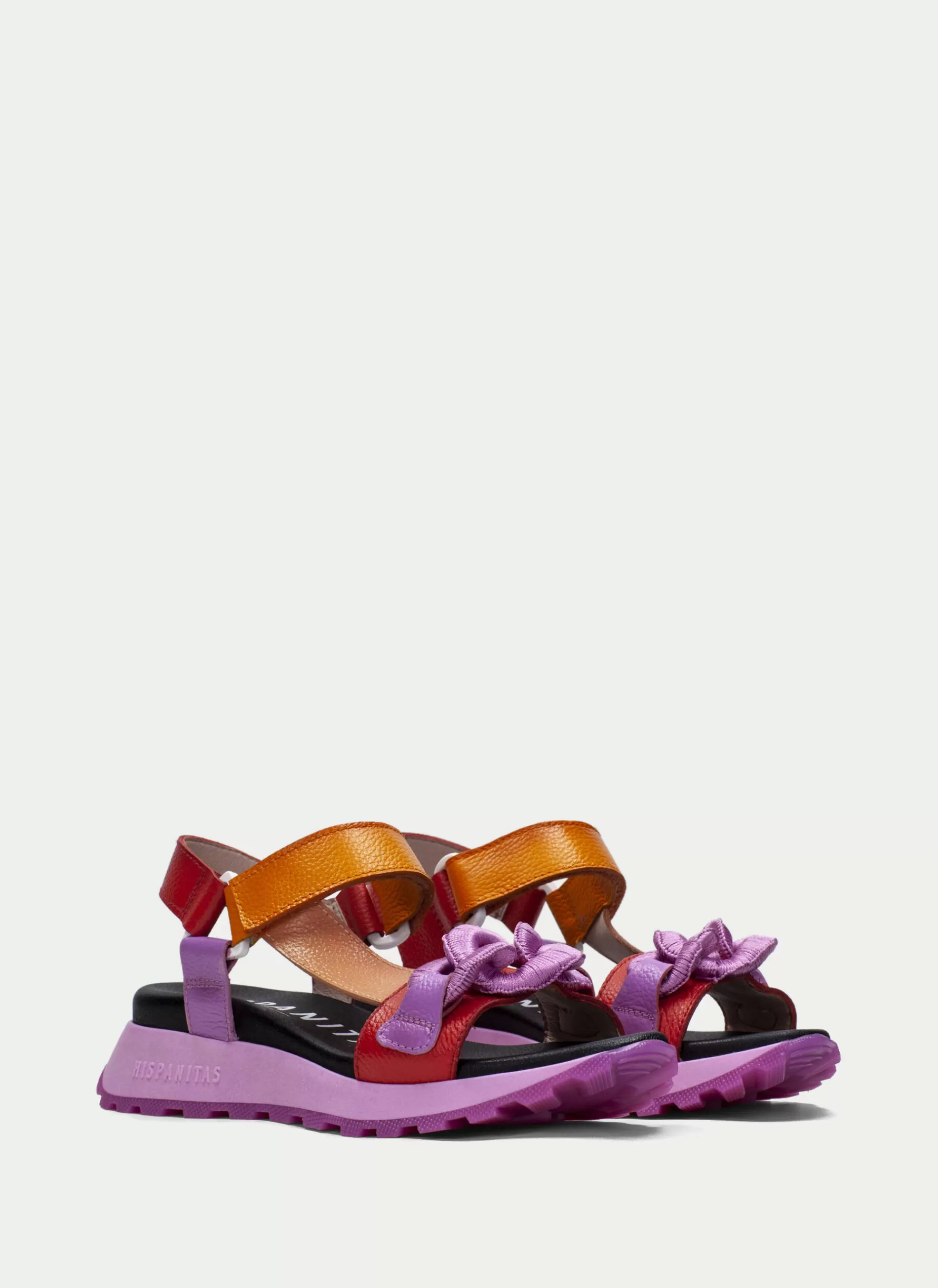 Online Hispanitas Sport Sandals Maui Vermelho-violet-laranja